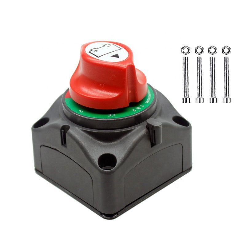 12- 48V marine boat car bus main heavy duty dual battery isolator disconnect switch