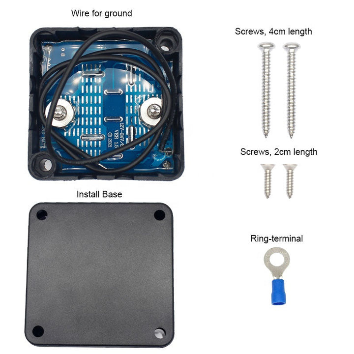 12V 140Amp Smart Waterproof Dual Battery Isolator for ATV UTV 4WD Rzr RV Car Watercraft Marine Boat Truck