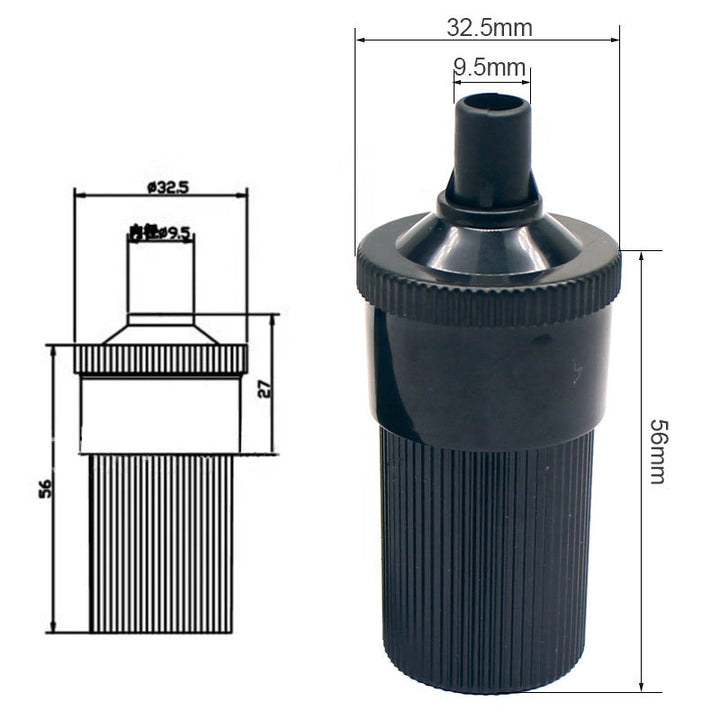 12V Cigarette Lighter Socket Adaptor for Air Compressor and Jump Starter