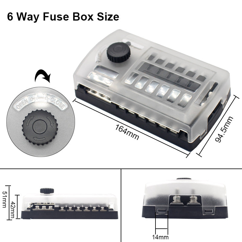 12 Way Fuse Block Box