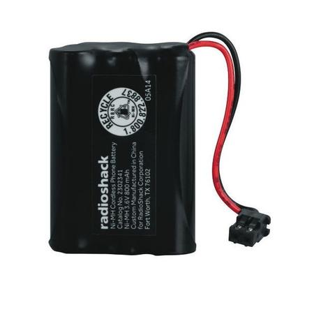 RadioShack 3.6V/800mAh Ni-MH Cordless Phone Battery - Catalog No. 2302341