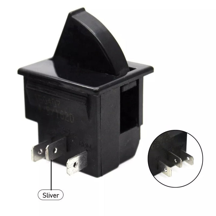 Refrigerator Door Light Switch HC-050K.4-Blk