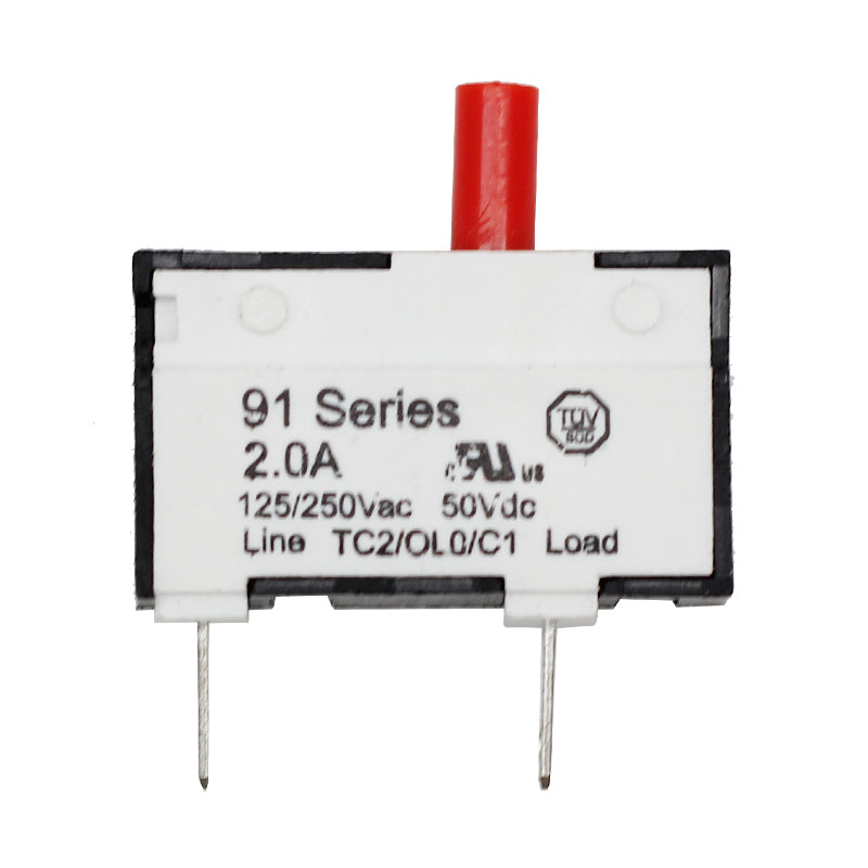 KUOYUH Circuit Breaker 91 Series 50VDC 125/250VAC- 2Amp