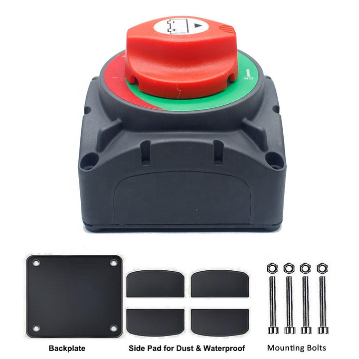 Boat Battery Switch 12-48V 600V Cut Off Kill Switch For RV Marine Boat Vehicle Battery Disconnect Switches