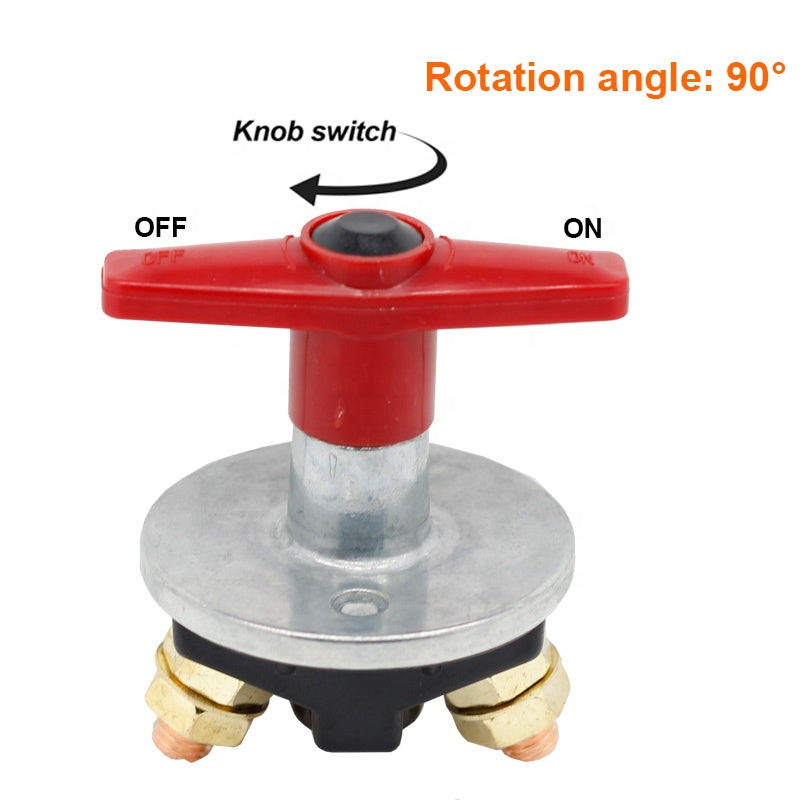 Brass Terminal 300A 12-60 (V) DC Stop Motorcycle Car Boart Battery Disconnect Cut Off Kill Switch