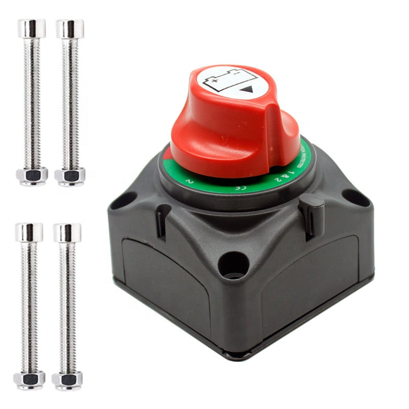 Dual frequency Battery Switch 12-48V Battery Power Cut Master Switch Disconnect Isolator for Car, Vehicle, RV and Boat (On/Off)