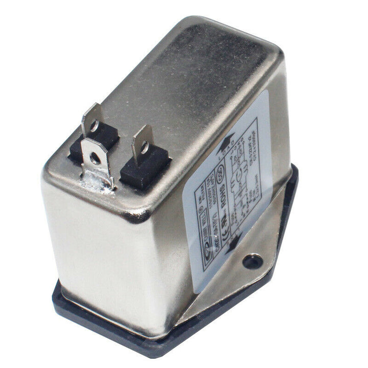 EMI double fuse holder filter with rocker switch and socket CW2C-10A-T(F2)
