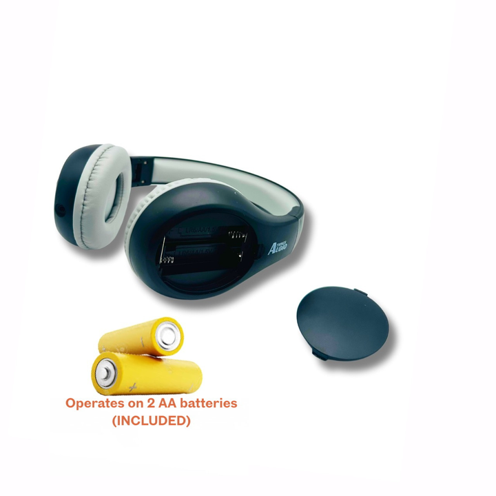 Things Audio over-ear FM radio headphones with AA batteries included