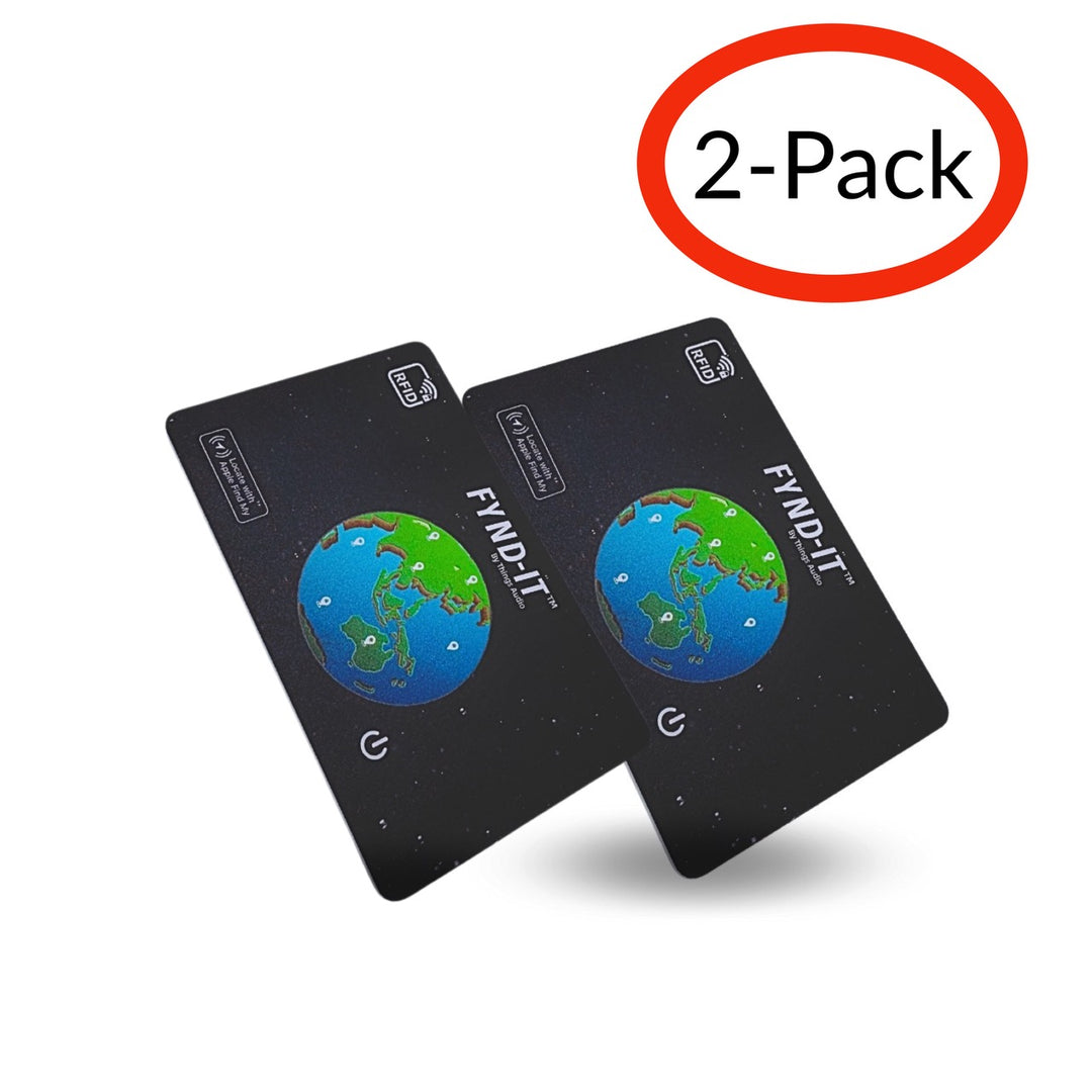 FYND-IT SmartCard and RFID Blocking by Things Audio Locate with Apple Find My (2-Pack)