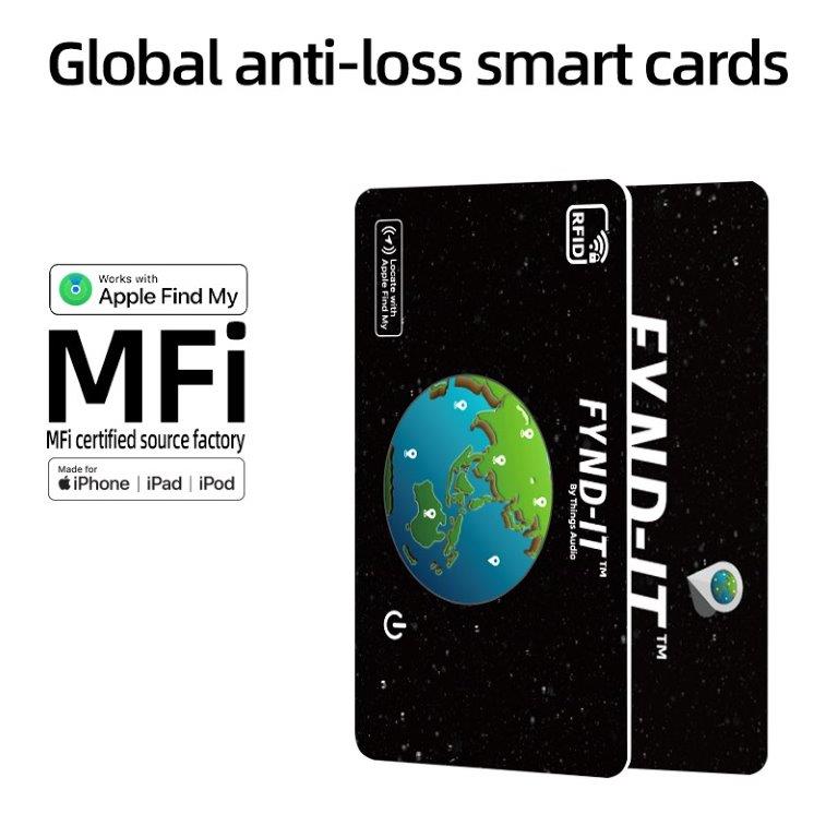 FYND-IT SmartCard and RFID Blocking by Things Audio Locate with Apple Find My (1-Pack)