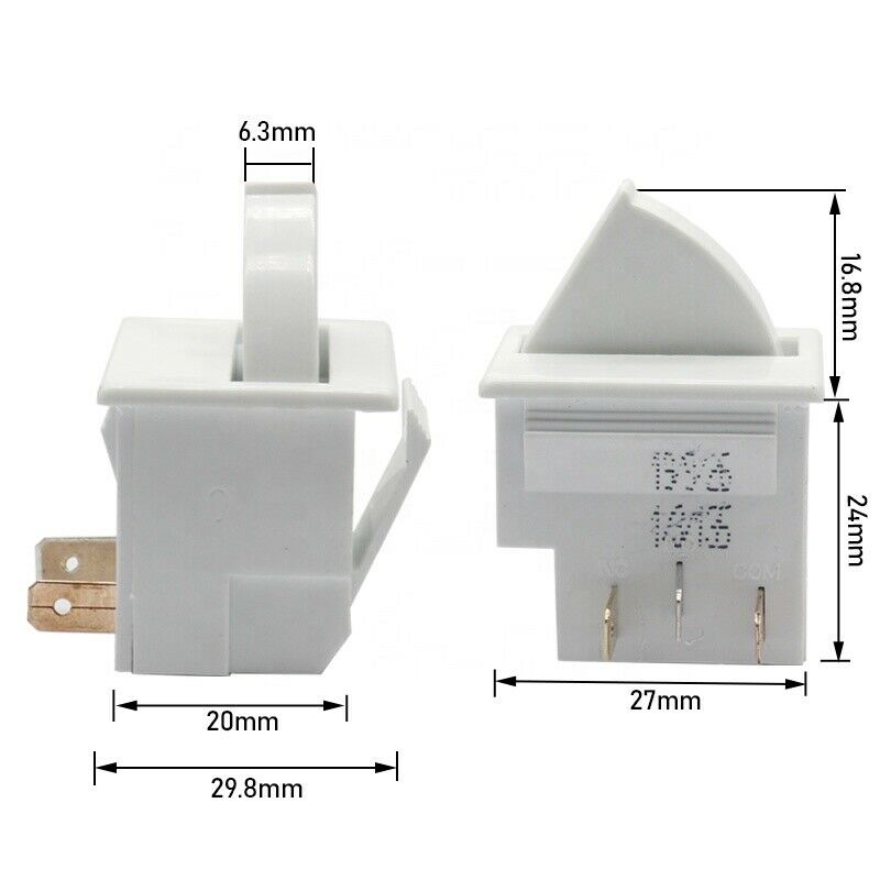 Refrigerator Door Light Switch 3pin HC-050K.4