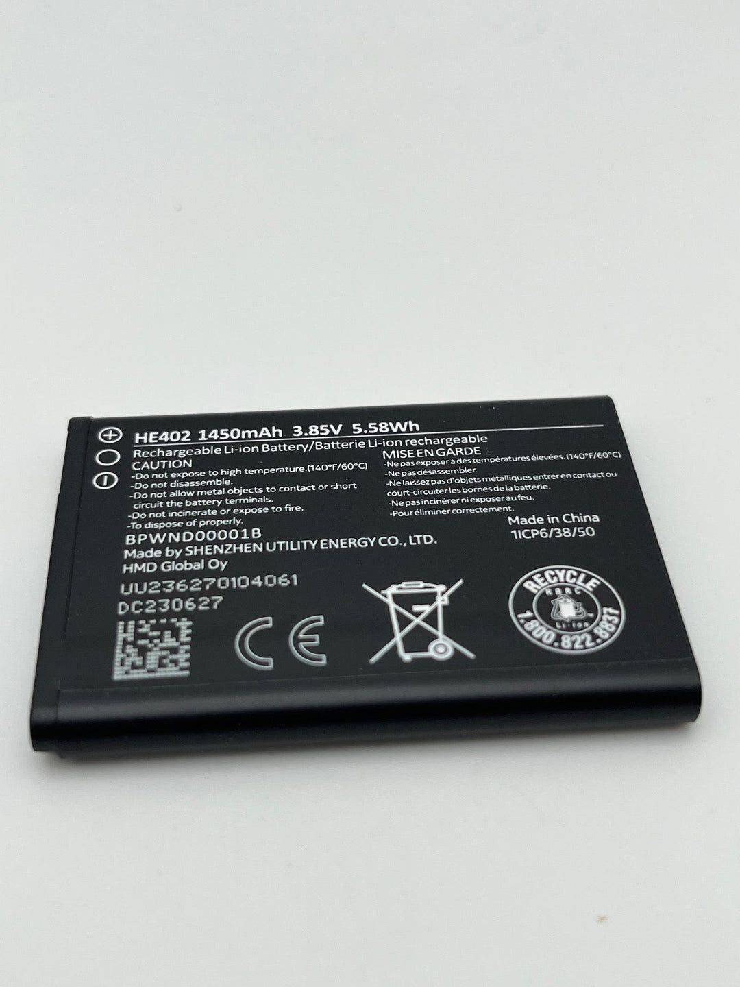 HE402 N139DL 1450mAh Battery, Brand New Genuine Nokia Battery for Nokia 2780