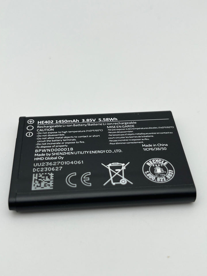 HE402 N139DL 1450mAh Battery, Brand New Genuine Nokia Battery for Nokia 2780