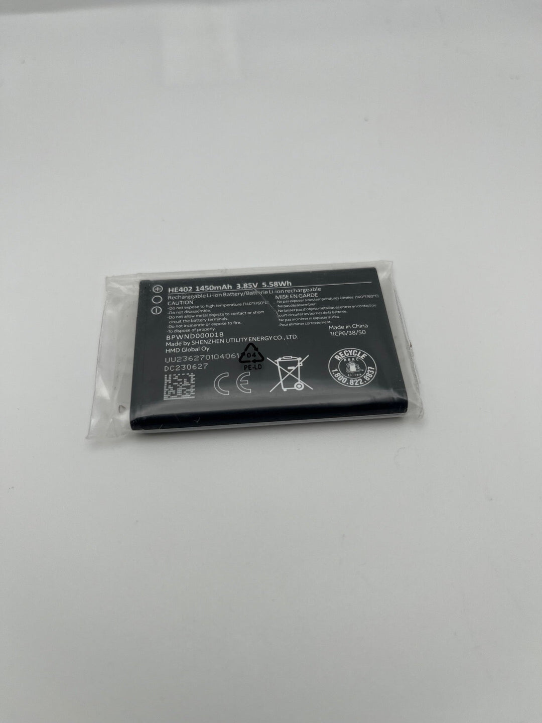 HE402 N139DL 1450mAh Battery, Brand New Genuine Nokia Battery for Nokia 2780