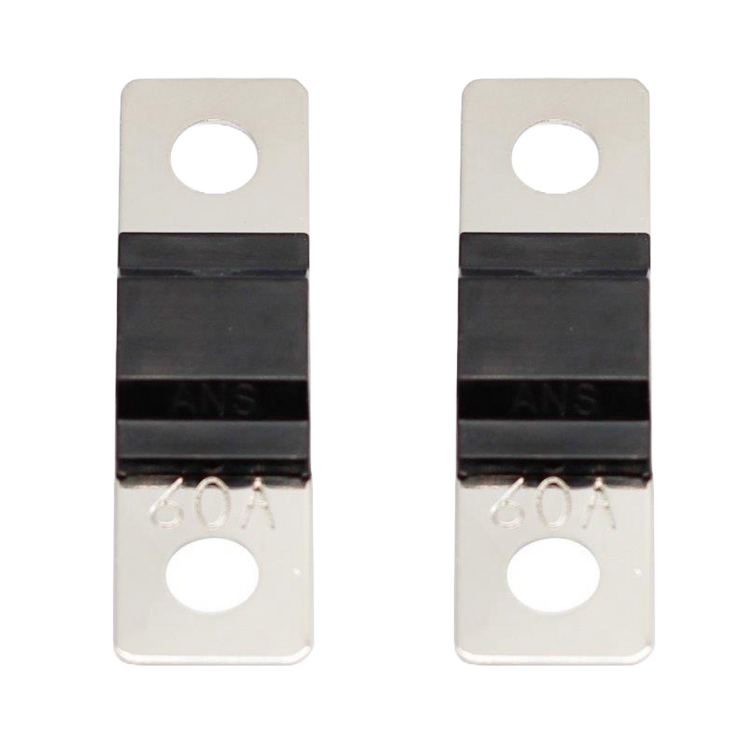 MIDI/AMI ANS Fuse 60A 60 Amp, 32V 48V Max, Automotive, Marine A/V System, Motorcycle, ATV, Bus, Van, and Many More Applications (2-Pack)