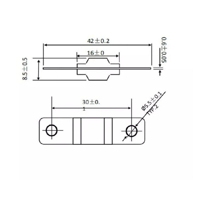 1 way Automotive ANS-H ANS Midi Fuse Box Holder mini ANL fuse holder - (2-Pack)