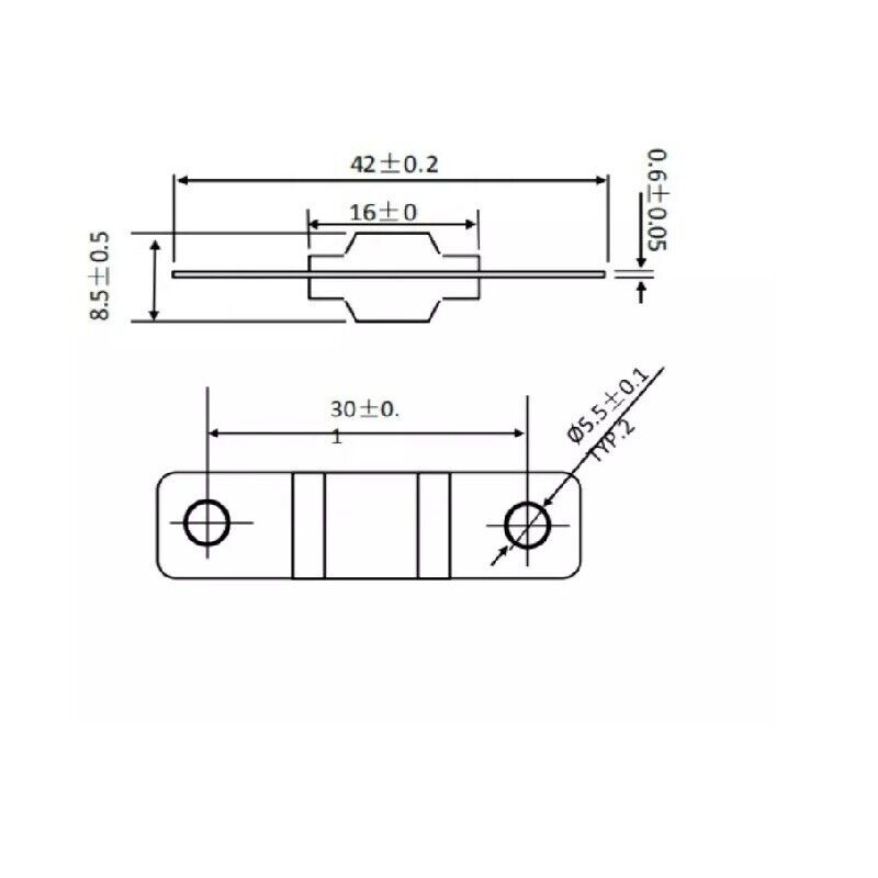 MIDI/AMI ANS Fuse 60A 60 Amp, 32V 48V Max, Automotive, Marine A/V System, Motorcycle, ATV, Bus, Van, and Many More Applications (2-Pack)