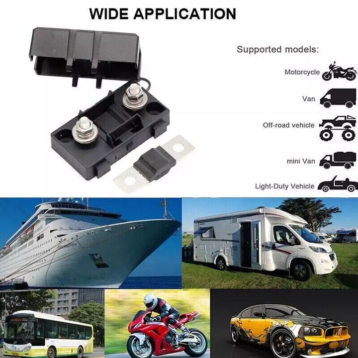 MIDI/AMI ANS Fuse 60A 60 Amp, 32V 48V Max, Automotive, Marine A/V System, Motorcycle, ATV, Bus, Van, and Many More Applications (2-Pack)