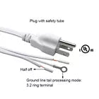 NEMA power cord SPT-2 3X18AWG YS-31 (Length 1.2 to 3 Meter)