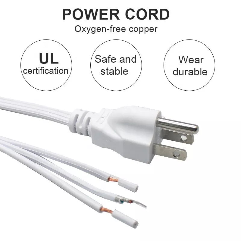 NEMA power cord SPT-2 3X18AWG YS-31 (Length 1.2 to 3 Meter)