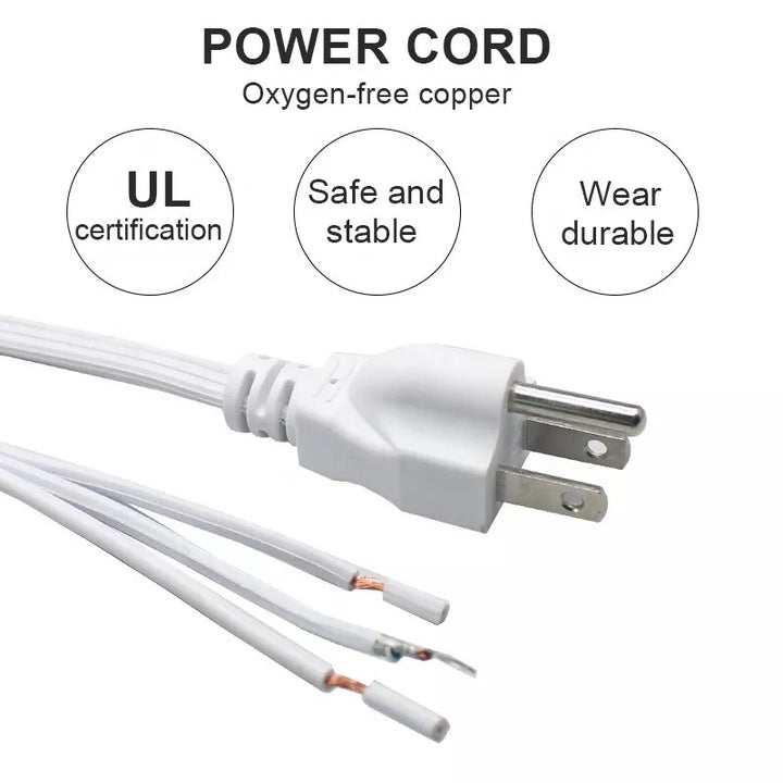 NEMA power cord SPT-2 3X18AWG YS-31 (Length 1.2 to 3 Meter)
