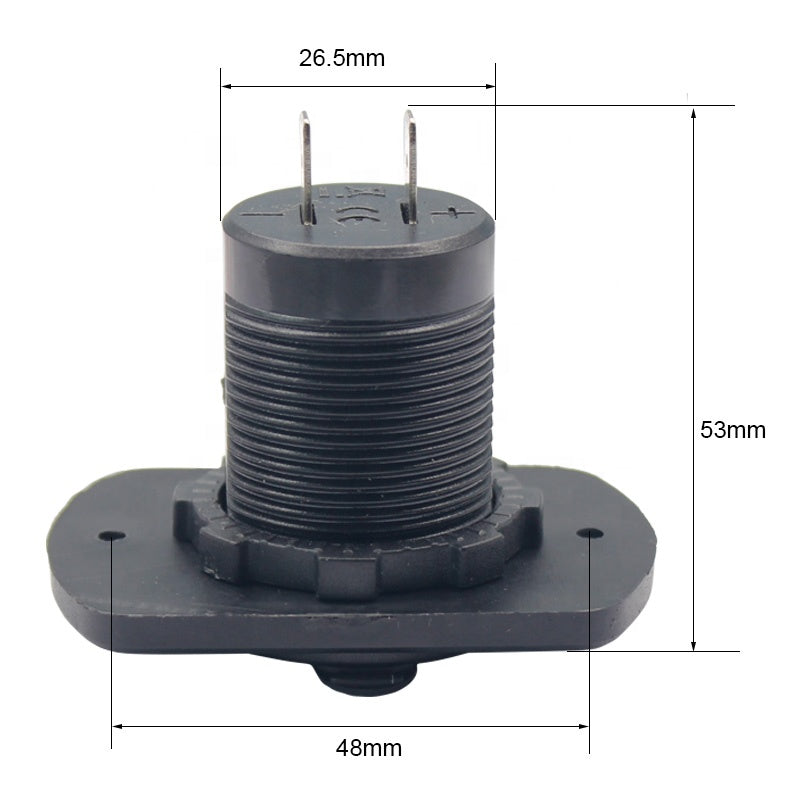 New 4.2A dual usb charger socket adapter for car, boat, and bus