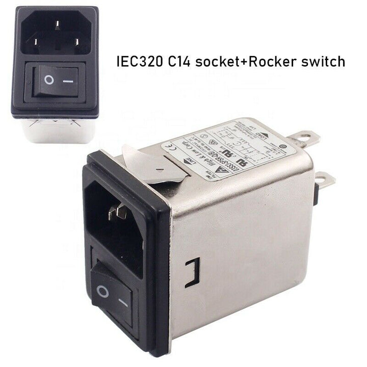 POWER ENTRY MODULE EMI filter IEC 320 C14 SOCKET With DPST 03SS3-SPSR-Q(B)