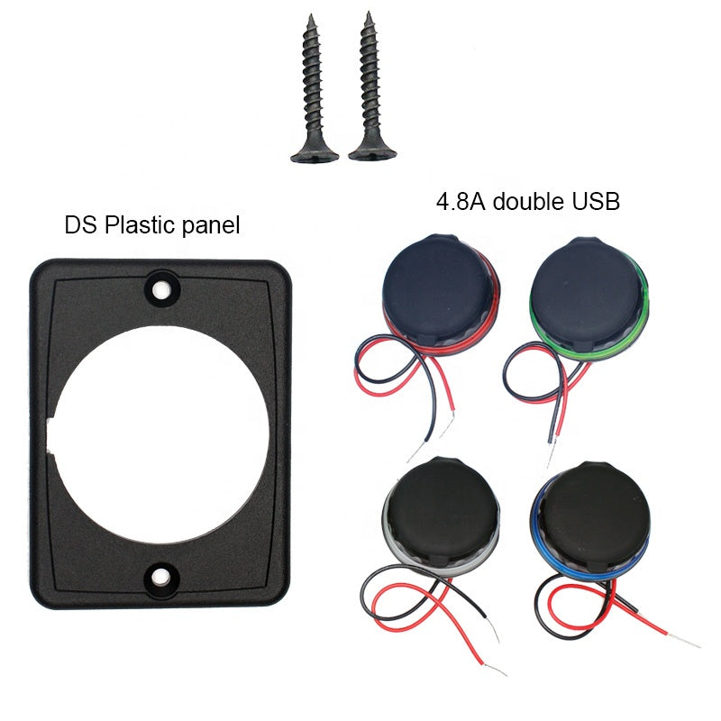 Panel Mount Dual 3.1A Massage Chair Marine Boat Car Bus Seat USB Charging Port Bus USB Charger