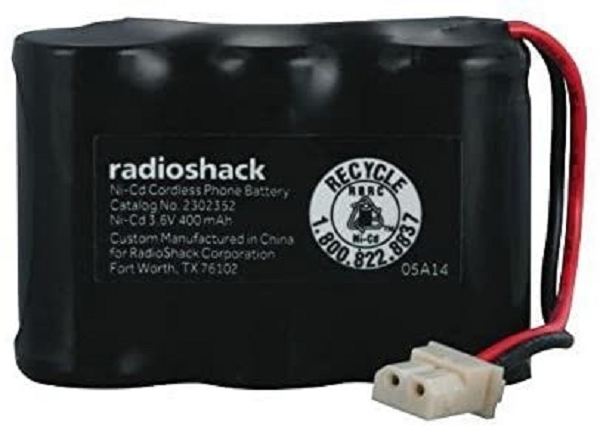 RadioShack/Enercell Cordless Phone Battery - Catalog No. 2302352
