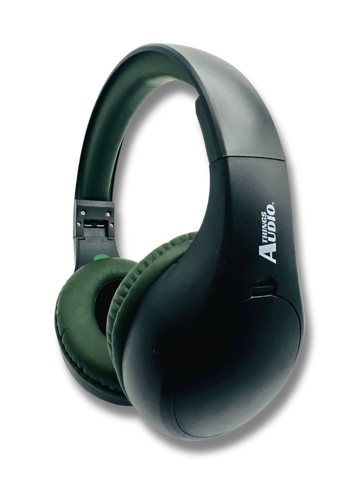 FM Radio Headphones (Black & Army Green)