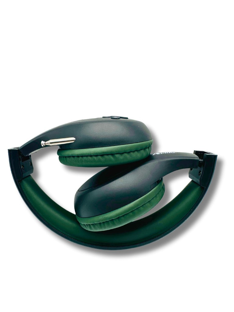 FM Radio Headphones (Black & Army Green)