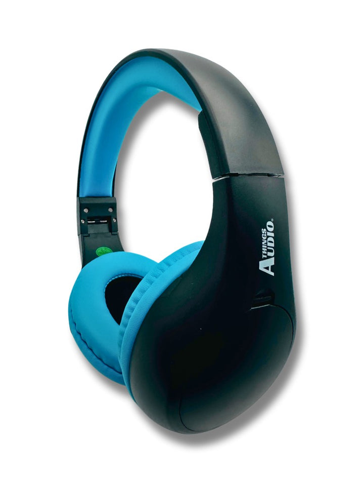 FM Radio Headphones (Black & Blue)