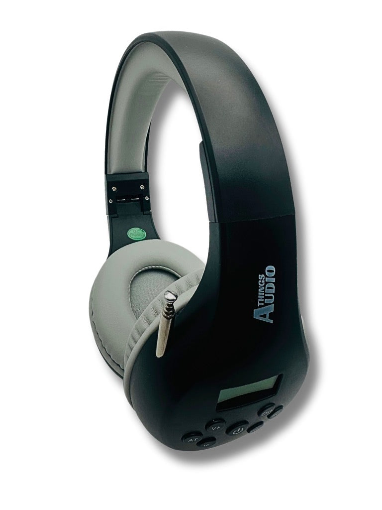 FM Radio Headphones (Black & Gray)