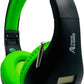 FM Radio Headphones (Black & Lime Green)