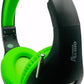 FM Radio Headphones (Black & Lime Green)