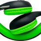 FM Radio Headphones (Black & Lime Green)