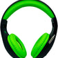 FM Radio Headphones (Black & Lime Green)