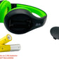 FM Radio Headphones (Black & Lime Green)