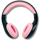 FM Radio Headphones (Black & Pink)