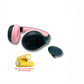 FM Radio Headphones (Black & Pink)