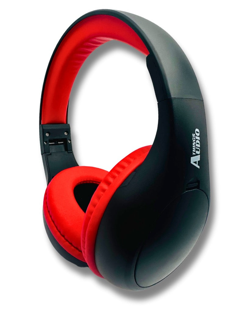 FM Radio Headphones (Black & Red)