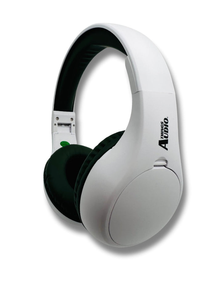 FM Radio Headphones (White & Army Green)