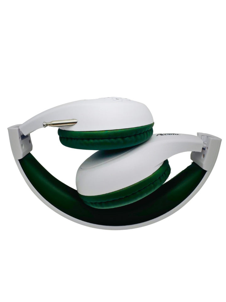 FM Radio Headphones (White & Army Green)