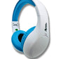 FM Radio Headphones (White & Blue)