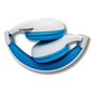 FM Radio Headphones (White & Blue)