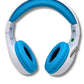 FM Radio Headphones (White & Blue)