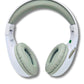 FM Radio Headphones (White & Gray)