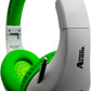 FM Radio Headphones (White & Lime Green)