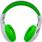 FM Radio Headphones (White & Lime Green)