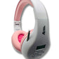 FM Radio Headphones (White & Pink)